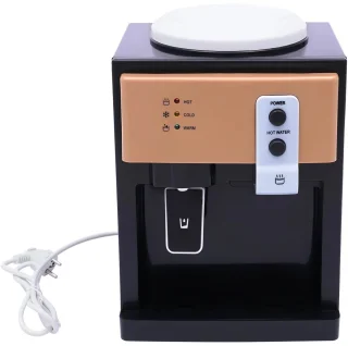 Maison Nordique - Heetwatertap - Waterdispenser heet water - Waterkoeler - Waterdispenser met koud water - 22x27x37cm - Gold