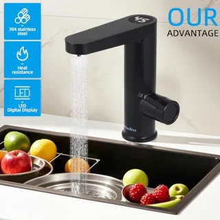 Elektrische Waterverwarmer 3200W met Digitaal Display voor Badkamer en Keuken