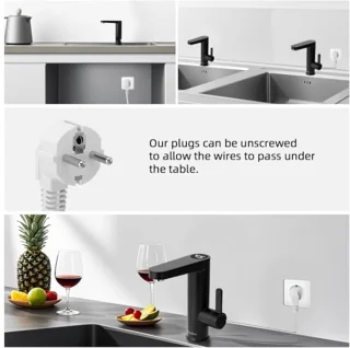 Elektrische Waterverwarmer 3200W met Digitaal Display voor Badkamer en Keuken