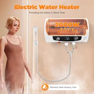 30 l Elektrische Warmwaterboiler met Wandbevestiging en Douchekop - Horizontaal, IPX4, 220 V
