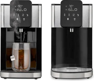 LifeStages - Warmwaterdispenser - Turbo Heet Water Dispenser - Heet Water In Enkele Seconden 40-100°C - 2600 Watt - Extra Groot Waterreservoir Van 4 Liter - Directe Keuzeknop Voor Babyvoeding 37°C - Energiebesparend - HW 1660 - Zwart