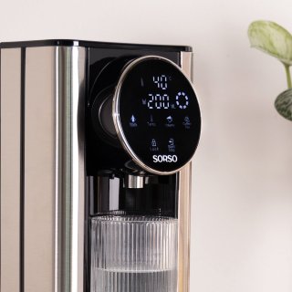 Wat vinden we goed aan de SORSO Flow Hot water dispenser, 2,7 l, 2600W - Silver