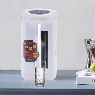 Warmwaterdispenser 4L Roestvrij Staal - Elektrische Thermopot voor Thuis en Kantoor