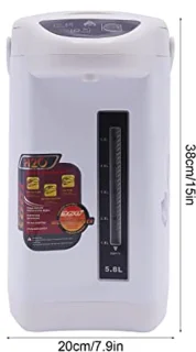 Warmwaterdispenser 4L Roestvrij Staal - Elektrische Thermopot voor Thuis en Kantoor