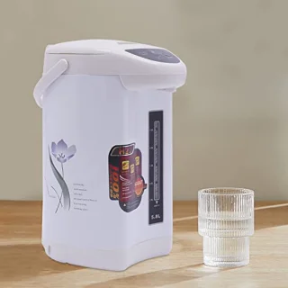 Warmwaterdispenser 4L Roestvrij Staal - Elektrische Thermopot voor Thuis en Kantoor