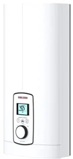 Elektronisch geregelde doorstroomverwarmer met LCD-display en energiezuinige technologie