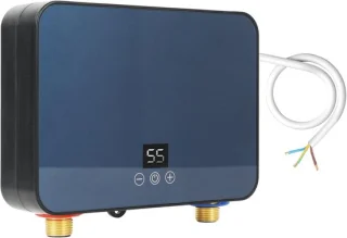 Elektrische Doorstroomboiler 6000W met LED Temperatuurweergave - Compacte Instant Boiler voor Keuken en Badkamer