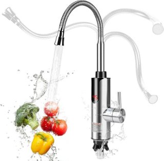 Elektrische Warmwaterkraan met Doorstroomboiler - Snel Verwarming voor Keuken, Badkamer en Camping review