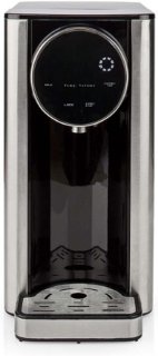 De KAWD310FBK Heetwaterdispenser - 2.7L Watertank - 2600W Vermogen - Snel Water Verwarmen - Touchbediening - Aluminium/Zwart in één oogopslag