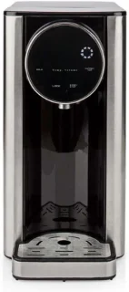 KAWD310FBK Heetwaterdispenser - 2.7L Watertank - 2600W Vermogen - Snel Water Verwarmen - Touchbediening - Aluminium/Zwart