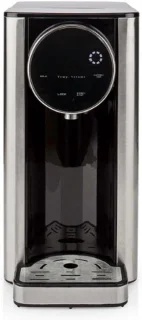 KAWD310FBK Heetwaterdispenser - 2.7L Watertank - 2600W Vermogen - Snel Water Verwarmen - Touchbediening - Aluminium/Zwart