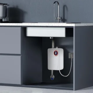 Boiler - Doorstroomverwarmer - Keukenboiler - Doorstroomboiler - Met Display - Wit