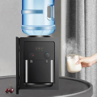 Fubzz Waterdispenser - Heetwatertap - Koud water - Waterkoeler - Met Kraantje - Universeel - 550W Vermogen - Thee of Koffie - Zwart