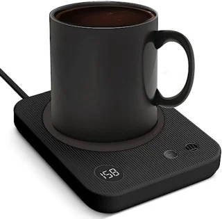 Koffiebekerverwarmer met Automatische Uitschakeling en 3 Temperatuurinstellingen voor Thuis en Kantoor
