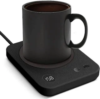 Koffiebekerverwarmer met Automatische Uitschakeling en 3 Temperatuurinstellingen voor Thuis en Kantoor