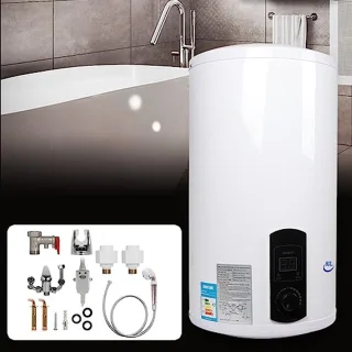 Wandhangende Elektronische Doorstroomboiler 50 Liter met Digitaal Display voor Badkamer en Keuken