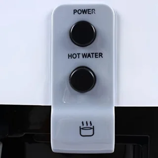 Elektrische warm- en koudwaterdispenser voor huishoudelijk gebruik, 220V mini desktop waterkoeler met automatische temperatuurregeling, 550W vermogen, compact design voor kantoor of huis
