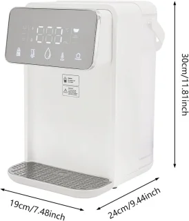Elektrische Warmwaterdispenser 2000W - Instant Heet Water van 25-100°C met Digitaal Display