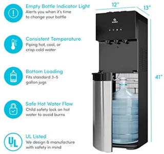 Waterdispenser met 3 Temperatuurinstellingen en Antimicrobiële Coating