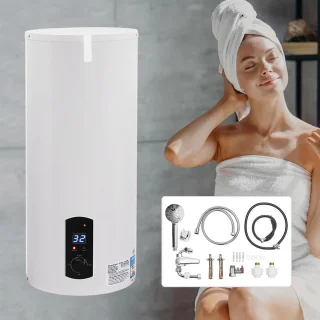 60 Liter Elektrische Boiler met Horizontaal Led-Scherm - Doorstroomboiler voor Warm Water