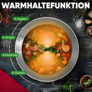 2-in-1 machine voor warme dranken en koken | 32L tank | warmhoudfunctie | timer | 2100W | 30°C - 100°C | roestvrijstalen kookpan | dispenser met aftapkraan