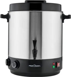 2-in-1 machine voor warme dranken en koken | 32L tank | warmhoudfunctie | timer | 2100W | 30°C - 100°C | roestvrijstalen kookpan | dispenser met aftapkraan