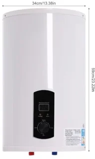 30 Liter Wandhangende Elektrische Boiler voor Warm Water - 2000 W met LED-scherm