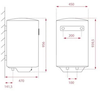 100 L Verticale Thermoskan