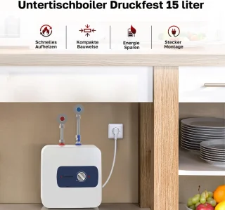 15 L Compacte Doorstroomboiler