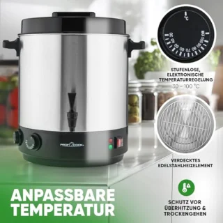 2-in-1 kook- en warmdrankmachine