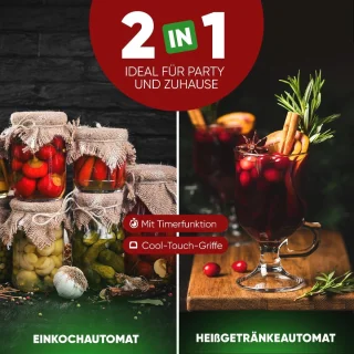 2-in-1 warmdrank- en kookmachine