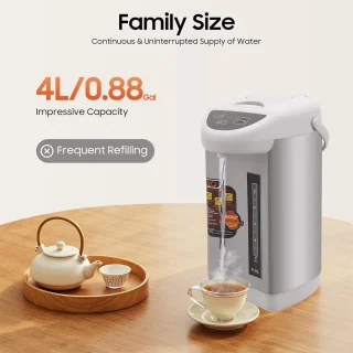 Wat vinden we goed aan de 4L Warmwaterdispenser