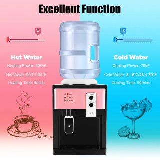 Wat vinden we goed aan de Aafinity Waterdispenser Bovenlader Champagne Gold