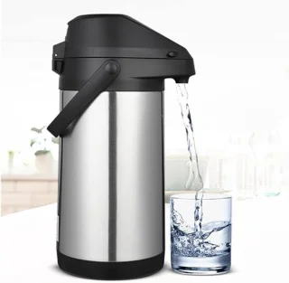 Airpot 2.5 liter zilver
