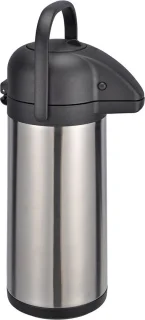 Airpot pompkan thermoskan 3 liter zilver mat