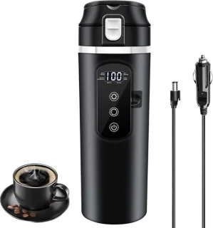 ApexArte Waterkoker 12V Auto Zwart