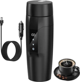 ApexArte Waterkoker 12V Auto Zwart