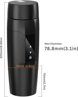 ApexArte Waterkoker 12V Auto Zwart