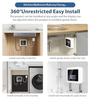 AquaHeat Elektronische Doorstroomboiler 7500W