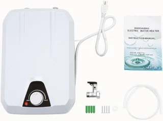 AquaTherm Elektrische Doorstroomboiler Compact 1,59 L Zilver