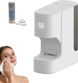 Automatische warme handdoek dispenser wit