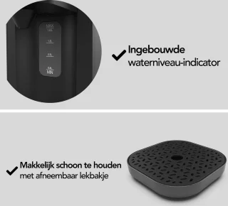 Aviro Heetwaterdispenser 1,5L Zwart 2200W