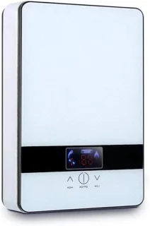 Badkamer elektrische doorstroomverwarmer 6500W wit