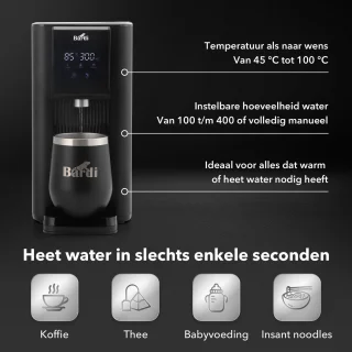 Bardi Heetwaterdispenser 2,6 L – Instant Waterkoker