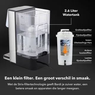 Bardi Heetwaterdispenser 2,6L RVS