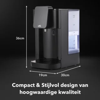 Bardi Heetwaterdispenser 4L Zwart