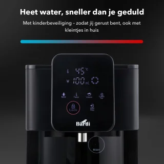 Bardi Heetwaterdispenser 4L Zwart