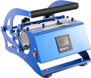 Bekerpers warmtepers mokken blauw zwart