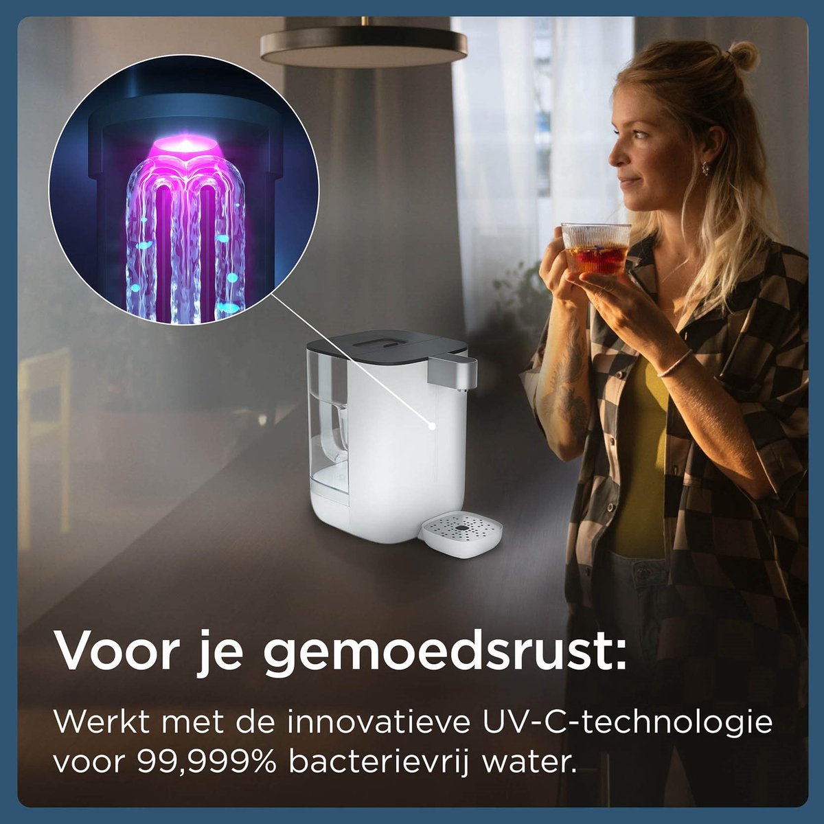 BRITA Cube waterdispenser en theemachine wit inclusief Maxtra Pro filter