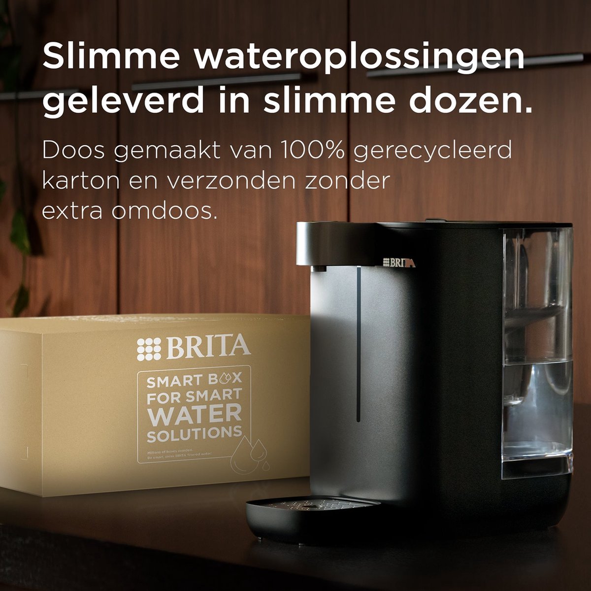 BRITA Cube waterdispenser en theemachine Zwart